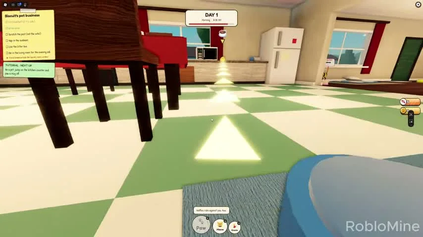 Kitchen dining area, bowls and room doorway